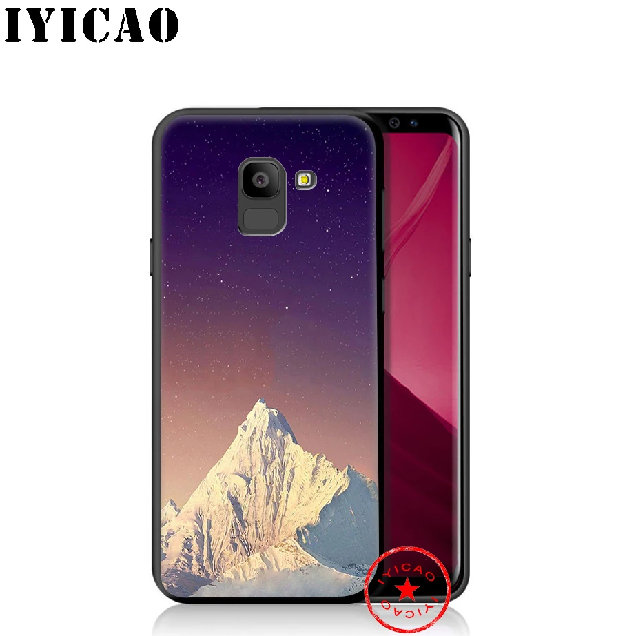 Мягкий силиконовый чехол IYICAO для samsung Galaxy A9 A8 A7 J6 A6 Plus 2018 A5 A3 2016 2017 |