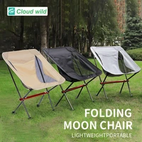 ultralight outdoor portable compact moon folding chair foldable fishing chair collapsible picnic camping chair