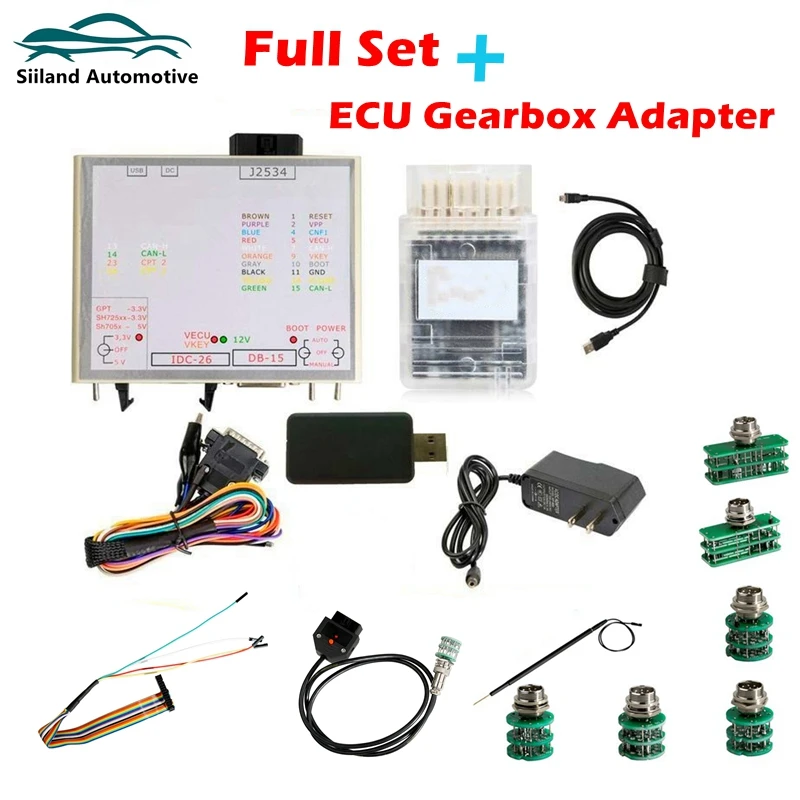 OBD2 Flash V1.95 ECU Программатор чтение/запись плюс Адаптеры 22 шт. BDM-зонды 1 95 блок