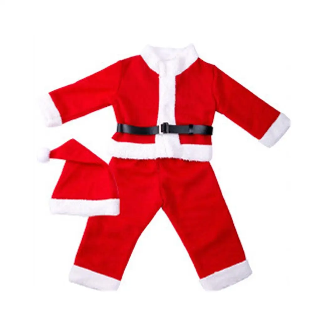 

Children Kids Lovely Santa Claus Party Outfits Suit Cosplay Costume Stage Show