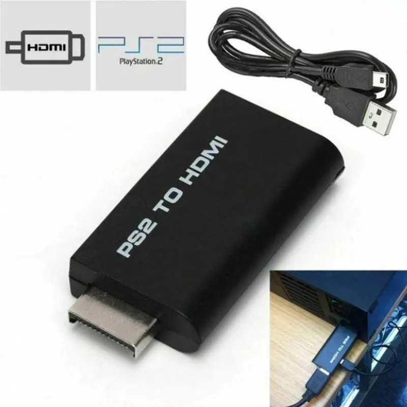 

1Pcs PS2 To HDMI 480i / 480p / 576i Audio And Video Converter Adapter With 3.5mm Audio Output Supports All PS2 Display Modes