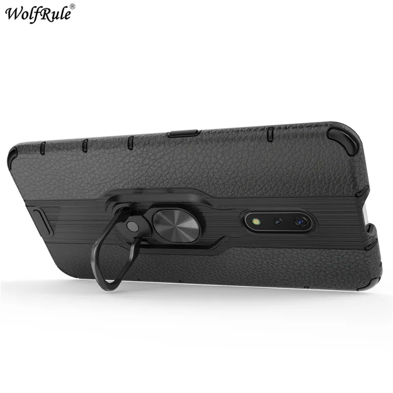 For OPPO Realme X Case K3 Phone Bumper Ring Bracket Armor Protective Back Cover |