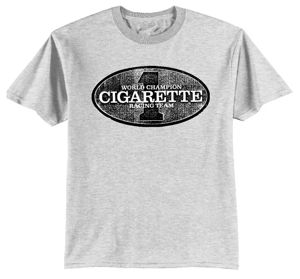 

Cigarette Boats Printed Men Grey T Shirt Short Sleeve Funny Tee Casual Tops Motion T-Shirt