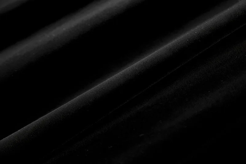 LD Linda della мода взлетно-посадочной полосы осенние черные женские платья миди; Плиссированное кружевное аппликации Бисер Повседневное женские Вечеринка платье