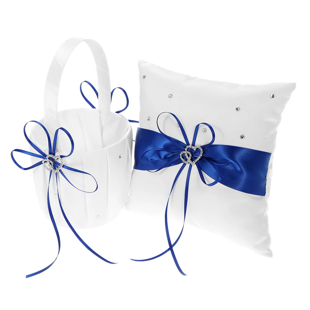 5 шт./компл. свадебные украшения аксессуары двойное сердце атласная Цветочная