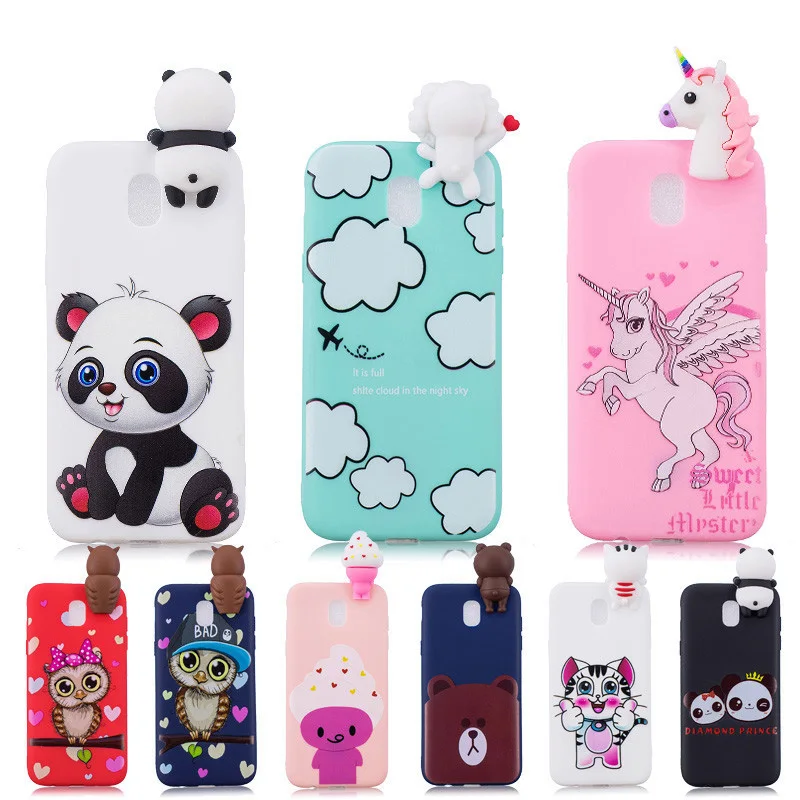 Силиконовый чехол для Samsung Galaxy J5 2017 задняя крышка J3 J7 мягкий телефона с 3D