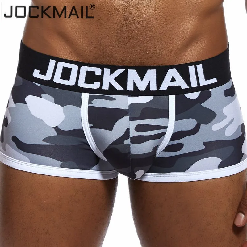 

Underwear Men Boxer Cueca Gay Male Panties Mens Sexy Shorts Men's Camouflage Soft Underpants Shorts Men Trunks Printed