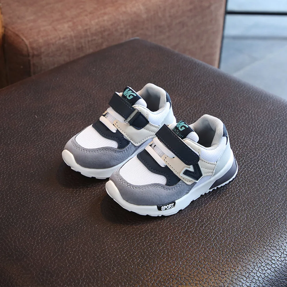 

Spring Autumn Kids Shoes Baby Boys Girls Children's Casual Sneakers Breathable Soft Anti-Slip Running Sports Shoes Size 21-30 #