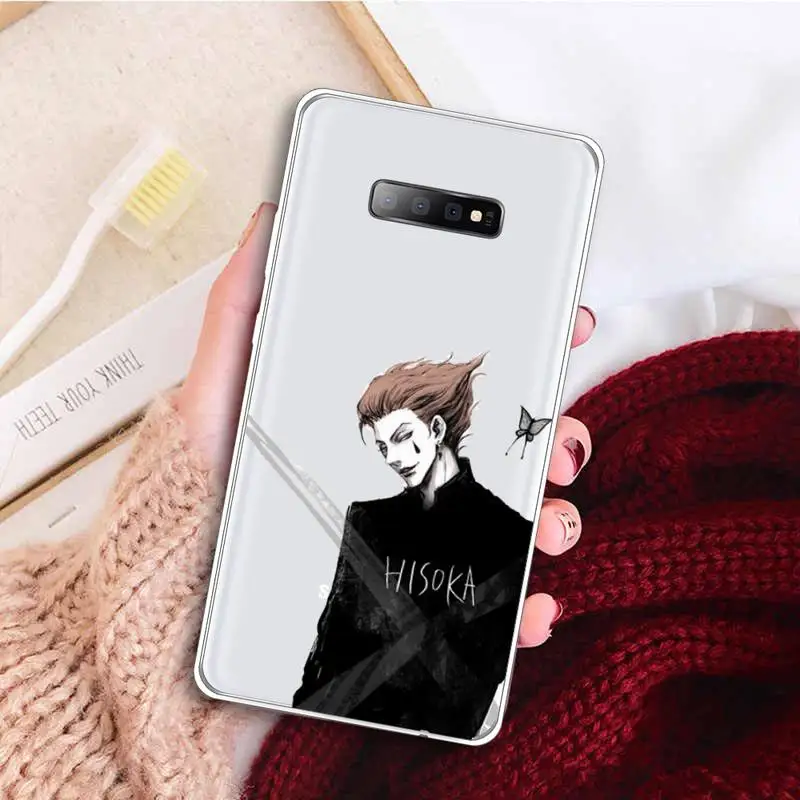 

hunter x hunter Phone Case Transparent for samsung A 21s 50 51 71 S 8 9 20 20fe note 10 20 plus ultra