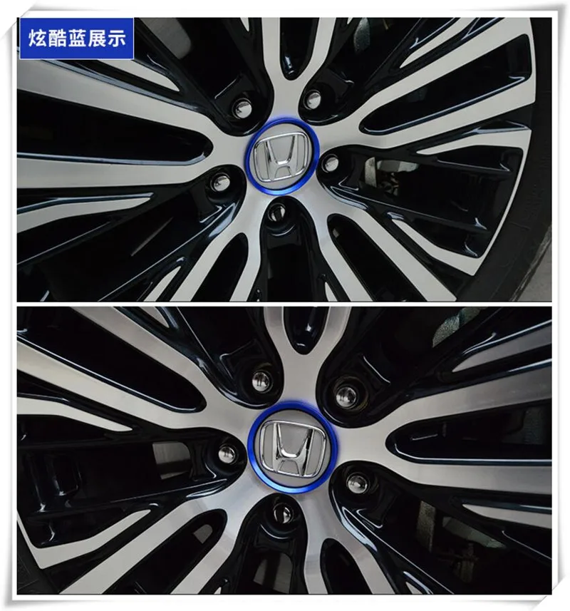 4 шт. декоративные кольца наклейки для Honda Accord 8 9 10 Airwave Civic NSX 2|Наклейки на