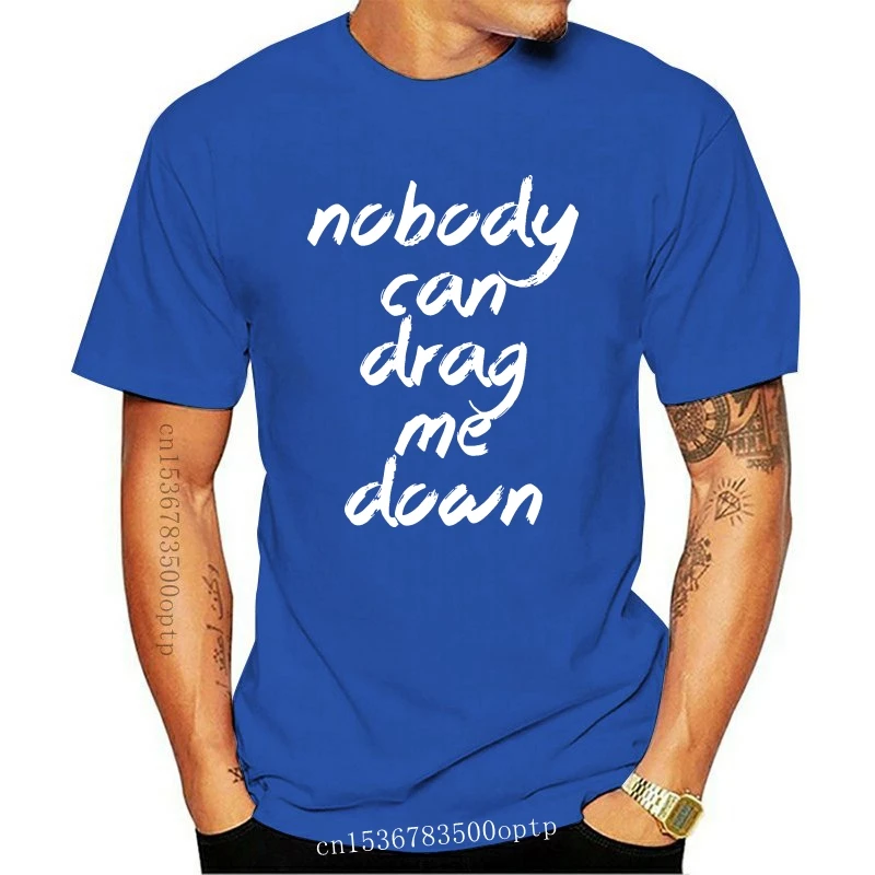 

New One Direction Nobody Drag Me Down Mens Womens T-Shirt Printed Plus Size TEE Shirt