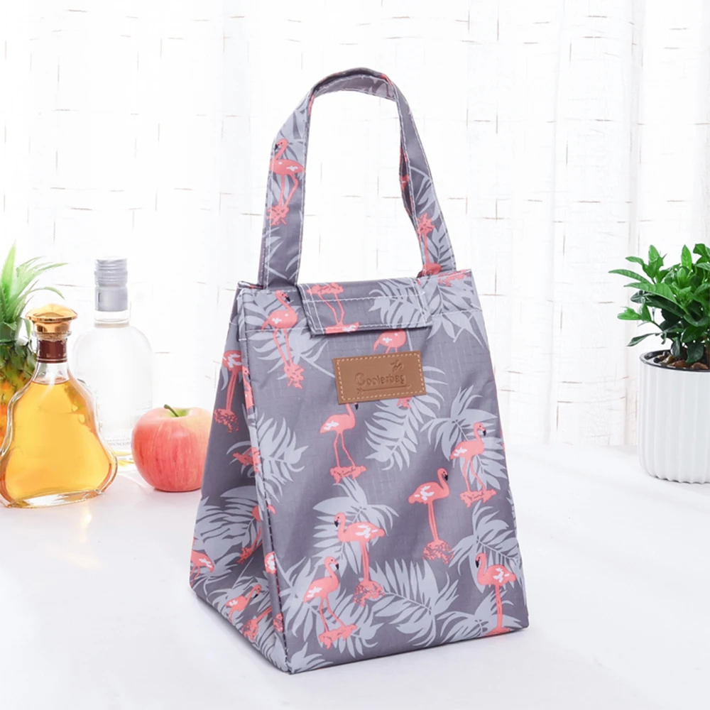 Женские сумки для обедов с милыми мультяшными рисунками термоизоляционная