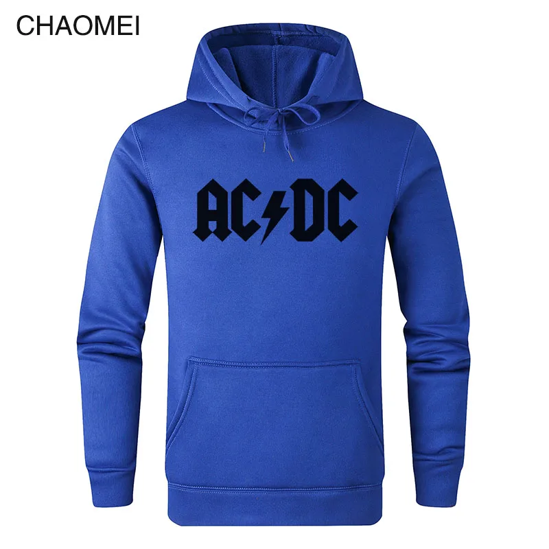 AC DC Толстовка Мужская Хип-Хоп рок группа ACDC обратно в черный толстовки мужские повседневные уличные куртки Толстовка Весна Зима Топы C106 - Цвет: 6