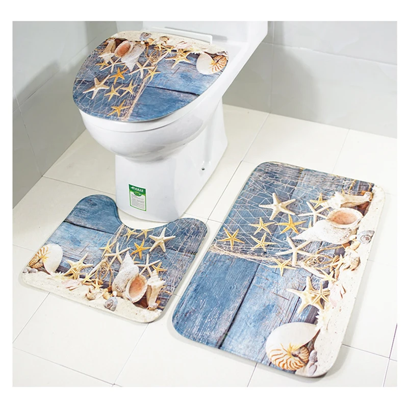 

Toilet Cover Set Wc Toilette Tocador Toilet Mat Inodoro Decoration Bathroom Tampa De Vaso Sanitario Tapis Toilette Copri Water