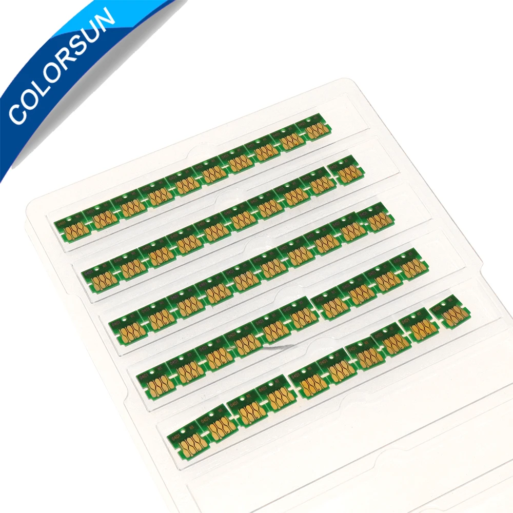 Colorsun T04D100/C13T04D100 чипы для резервуара Epson фотосессия WF2861 фотоэлемент 3760 ET4750 ET4760|Чип