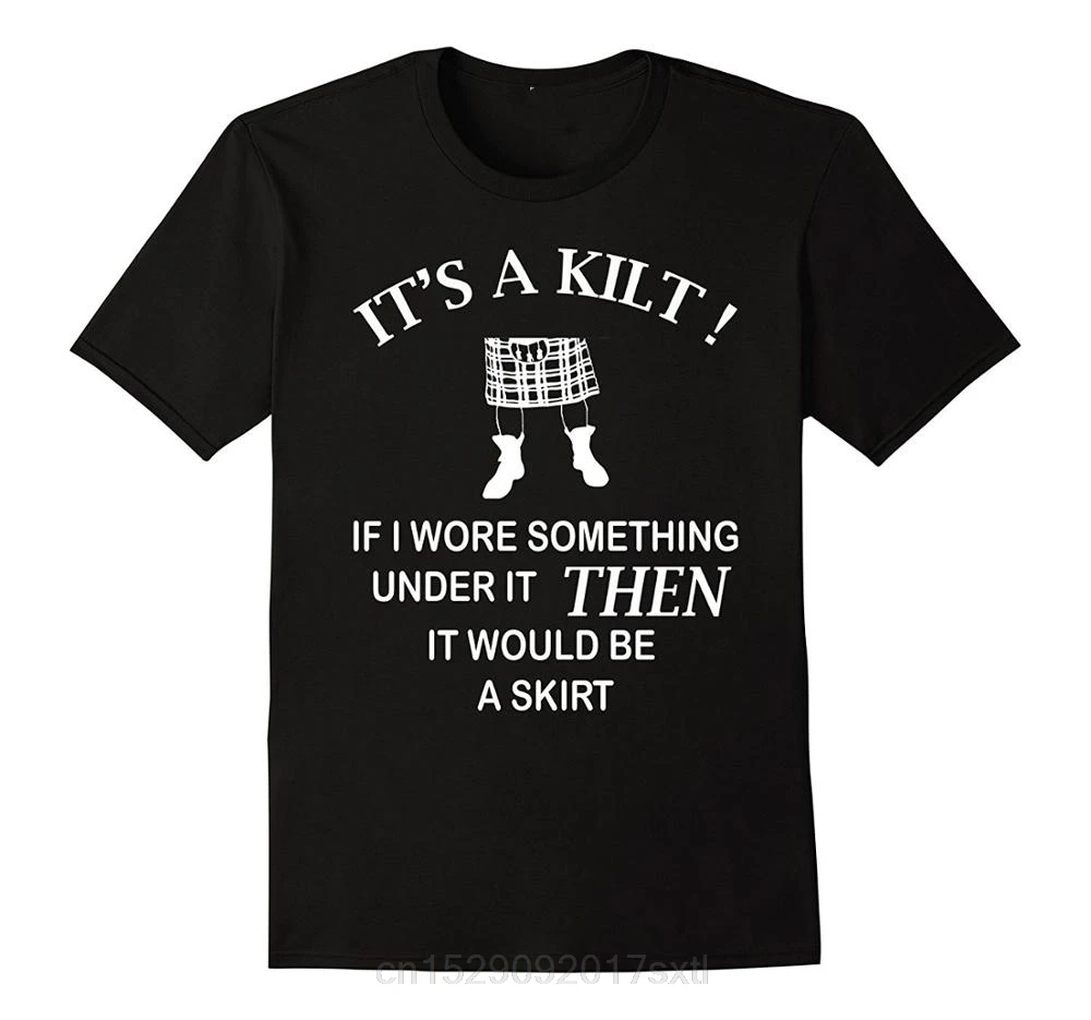 Geek семейная футболка s Kilt Wearer стандартной шотландской мужской | Мужская одежда