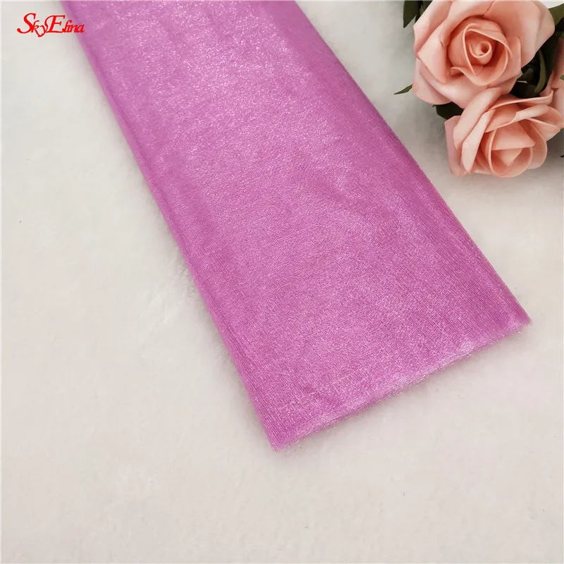 rose Тюль в рулоне 15 см* 5 м, 48 см* 5 м, юбка-пачка из органзы, украшение для детского душа, Свадебная вечеринка, арка, аксессуары для дверей с цветами, 7zSH015 - Цвет: rose