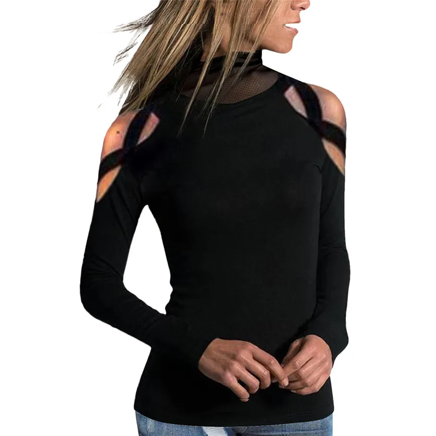 Blusas Mujer de Moda 2019 Женская Осенняя Базовая футболка свободные однобортные рубашки с