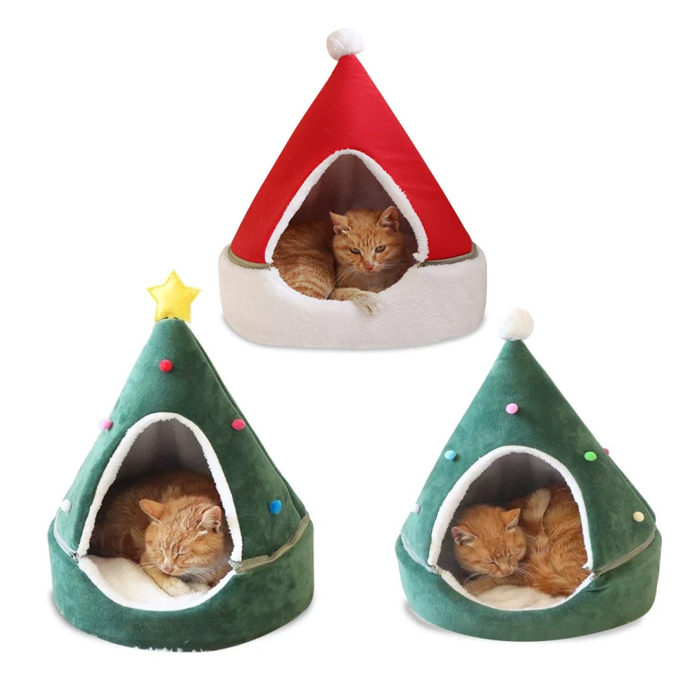 Домик для домашних животных домик собак питомник щенков пещера Спящая кровать