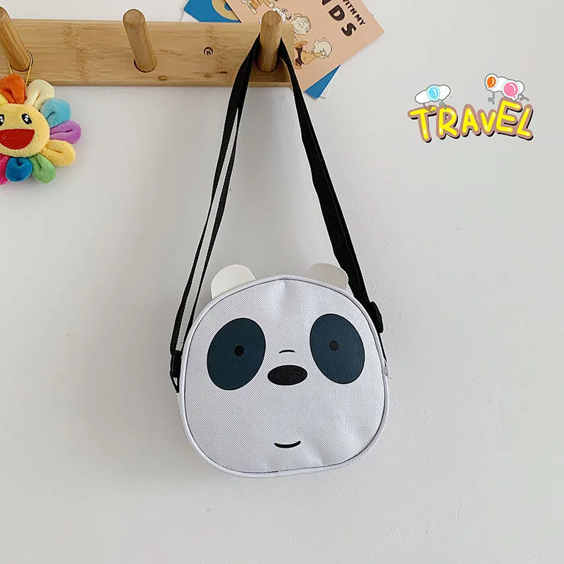 

Cartoon Bear&Panda Crossbody Bags Nylon Bag Small Round Bag Shoulder Bag Mobile Phone Bag Purses and Bags Crossbody Cute Bags