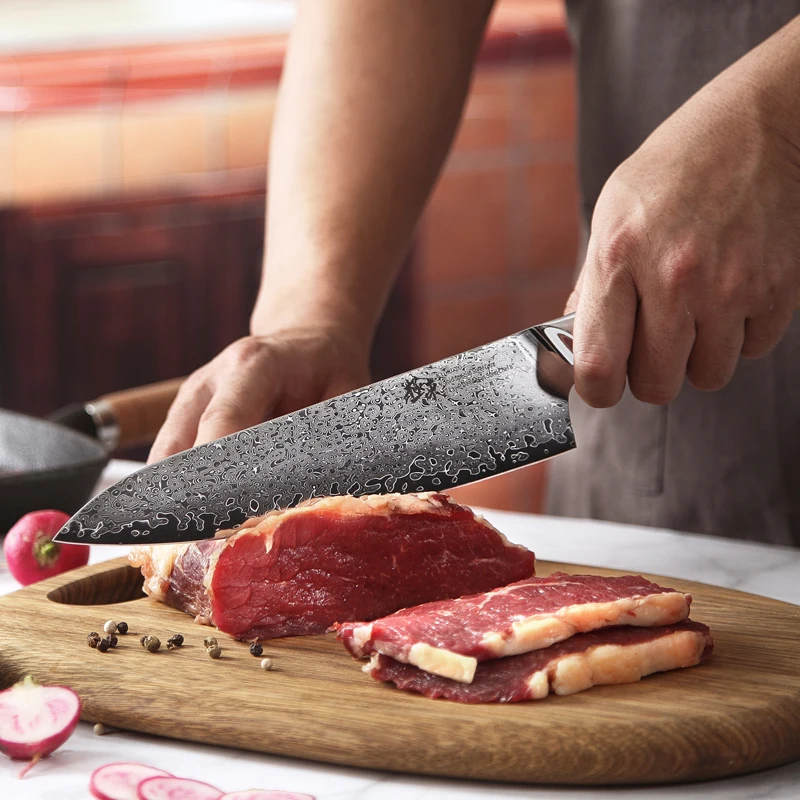 67 слойный стальной VG10 дамасский кухонный нож шеф повара ножи Gyuto Santoku мясницкий