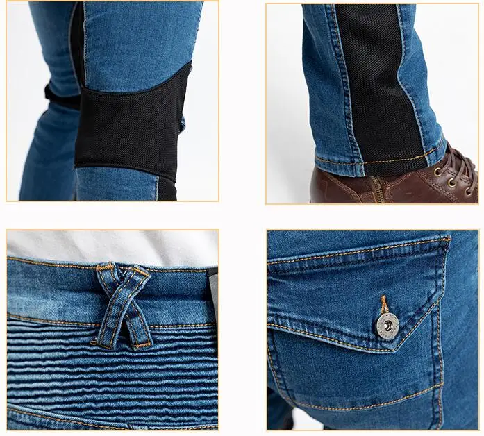 Брюки для езды на мотоцикле новые стильные весенне-летние дышащие мотоциклетные