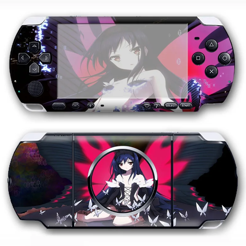 С рисунком героев из мультфильма для ps p 3000 наклейка на консоль p3000 переводная