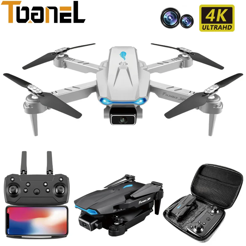 2021 Новый S89 Pro беспилотные летательные аппараты с Камера 4K Wi Fi FPV HD двойной 50x зум