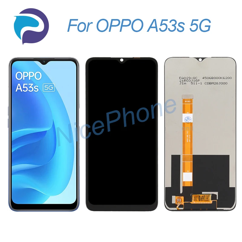 

for OPPO A53s 5G LCD Display Touch Screen Digitizer Assembly Replacement 6.52" CPH2321 A53s 5G Screen Display LCD