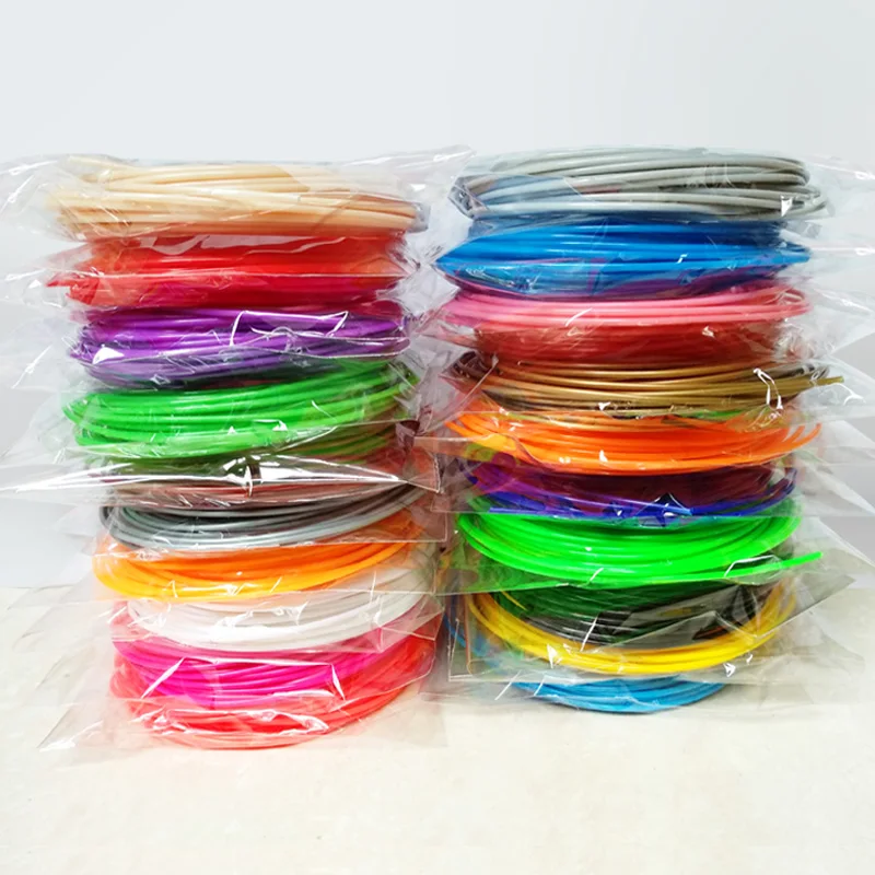 Нет запаха Без загрязнения 3д ручки 20 цветов 1.75mm pla пластик abs 3d pen plastic filament ручка