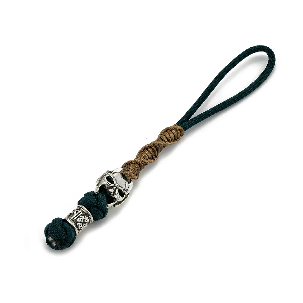Мужской брелок в виде вампира мужской Плетеный нож из Паракорда подвеска амулет