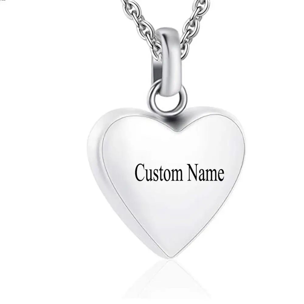 Кремация ювелирные изделия ожерелье с урной на память для пепла любовь сердце