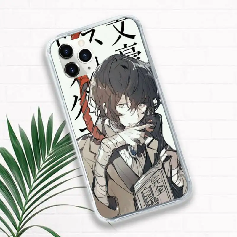 

Bungou Stray Dogs japanese anime manga Phone Case for iPhone 11 12 pro XS MAX 8 7 6 6S Plus X 5S SE 2020 XR mini Luxury shell