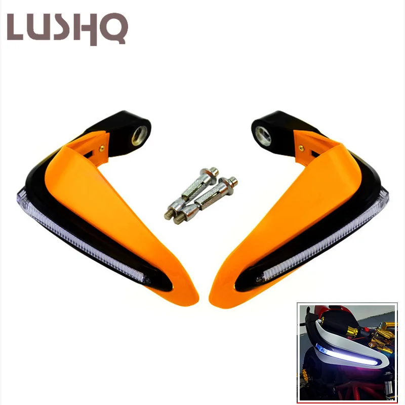 

Motorcycle Handguards Hand Guards with LED Light For yamaha mt 03 fjr 1300 aerox 50 road star vmax 1200 xt 660 nmax 155 yz450f