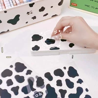 10pcs creative dairy cow stickers for decoration black cows printing stickers diy notebook stationery home deocrative stickers