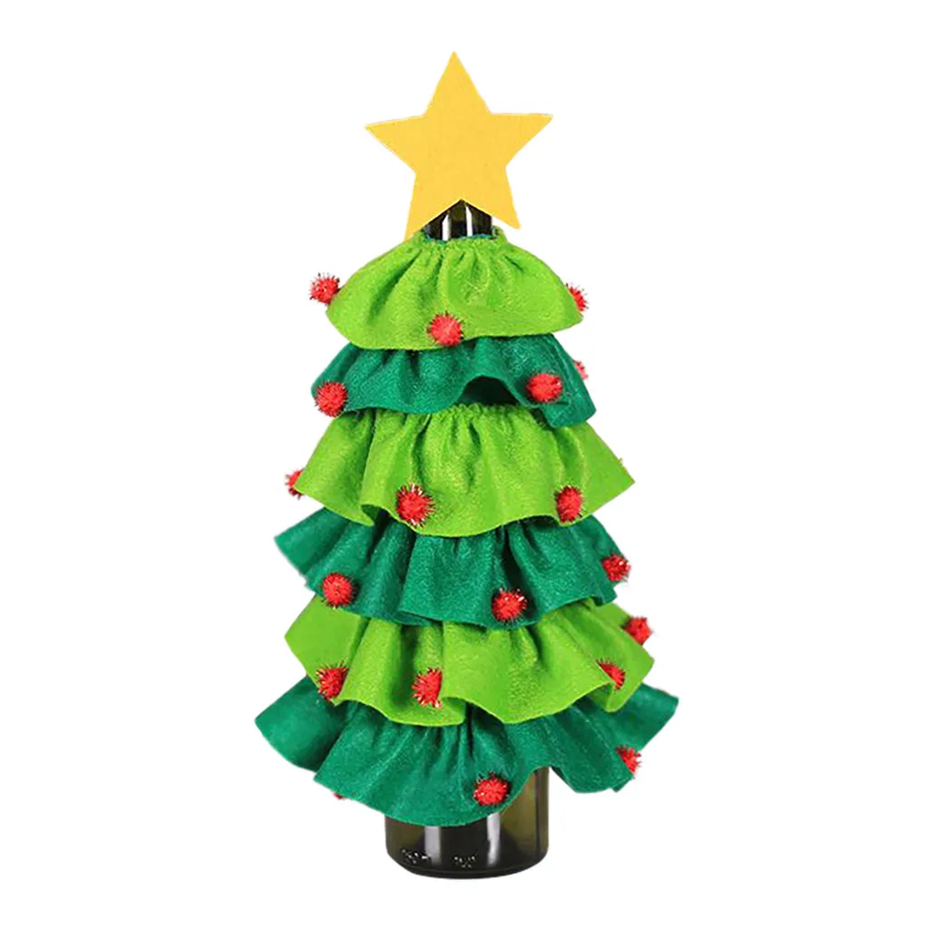 Рождественская елка липкий шарик для волос пять звезд бутылки вина набор свитер