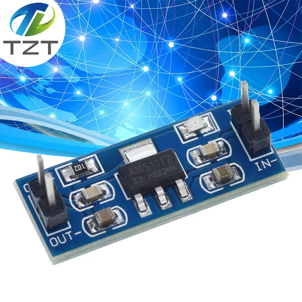 AMS1117 4 5 7 в свою очередь 3 V DC Шаг вниз Питание модуль для arduino DIY KIT 3.3V|power module|ams1117 3.3v3.3v