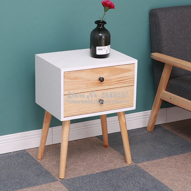 Ножки из массива дерева в скандинавском стиле прикроватный столик для спальни
