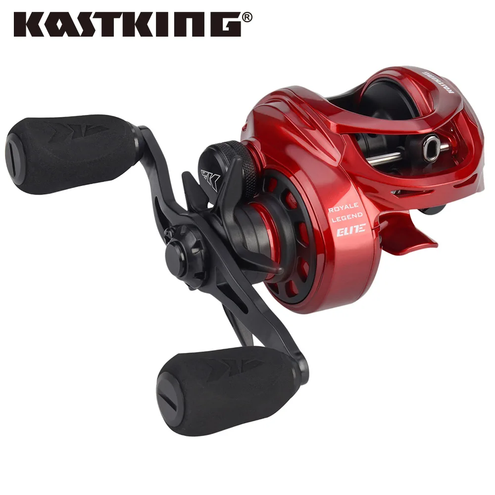 

KastKing Royale Legend Elite 12BBs 205g 8KG 12LB Baitcasting Fishing Reel Magnetic Brake 4 Colors 4 Gear Ratio Baitcasting Reels