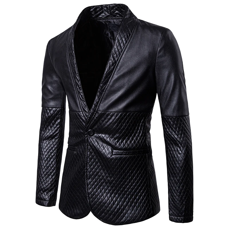 

Men Cool bomber Jackets men jacket winter Collar Slim Fit Motorcycle Leather Jacket Coat Outwear streetwear