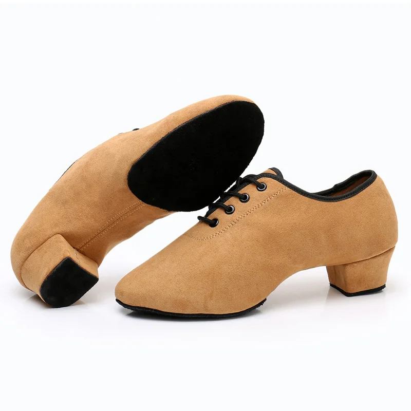 Мужские и женские танцевальные туфли современные замшевые для