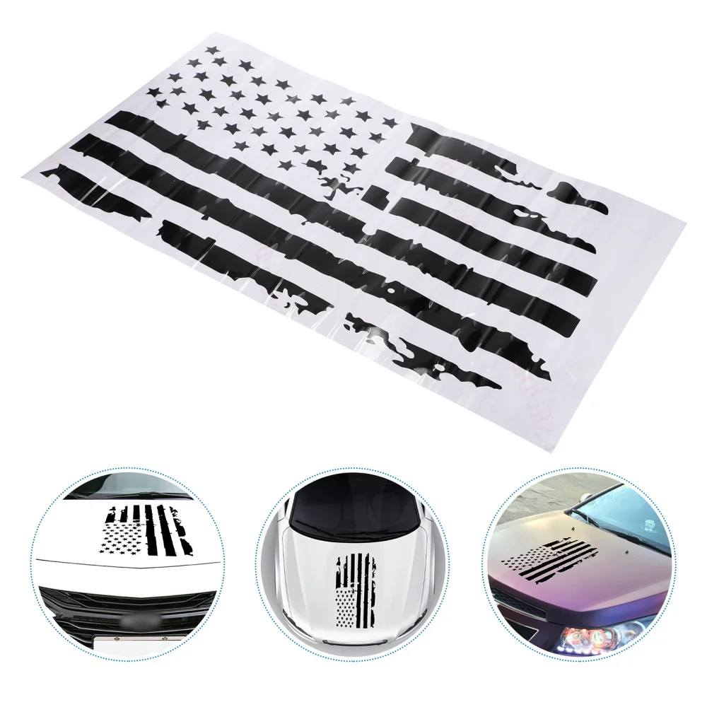 

1 лист креативных наклеек, персонализированные наклейки для кузова автомобиля, наклейки с американским флагом