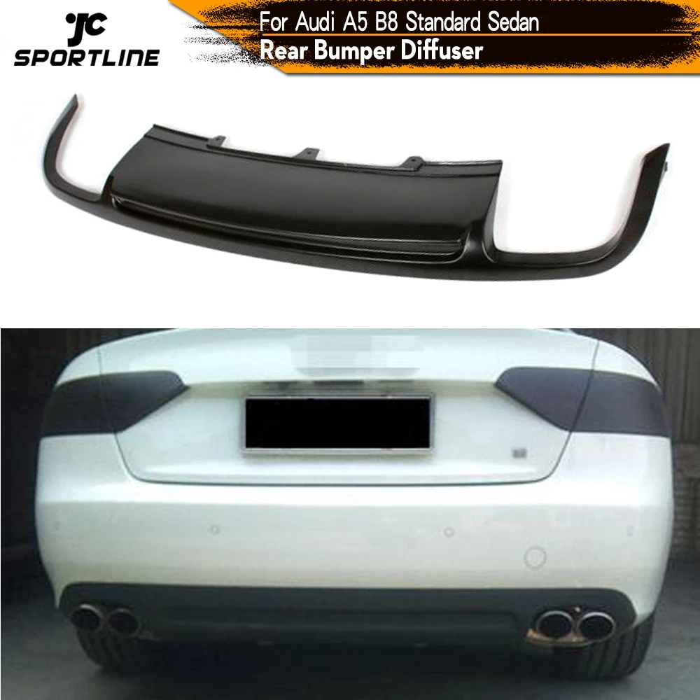 

Car-Styling PU Car Rear Bumper Diffuser Lip Spoiler for Audi A5 B8 Standard Sedan 4 Door 2008 - 2011