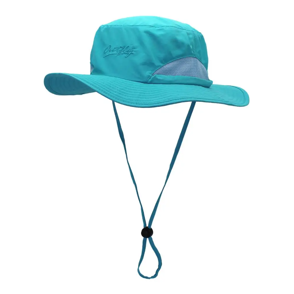 Панама женская регулируемая для защиты от УФ-лучей шляпа рыбалки пляжа