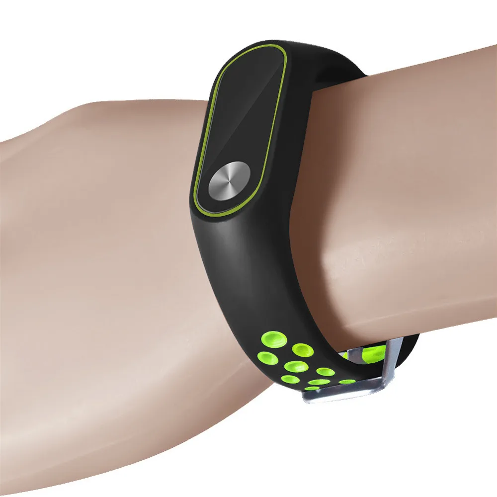 Ремешок для часов мужской резиновый сменный Браслет XIAOMI MI Band 2 модные носимые