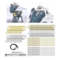 1 set key chain split rings pendants keychain diy crafts epoxy resin jewelry earrings making accessories