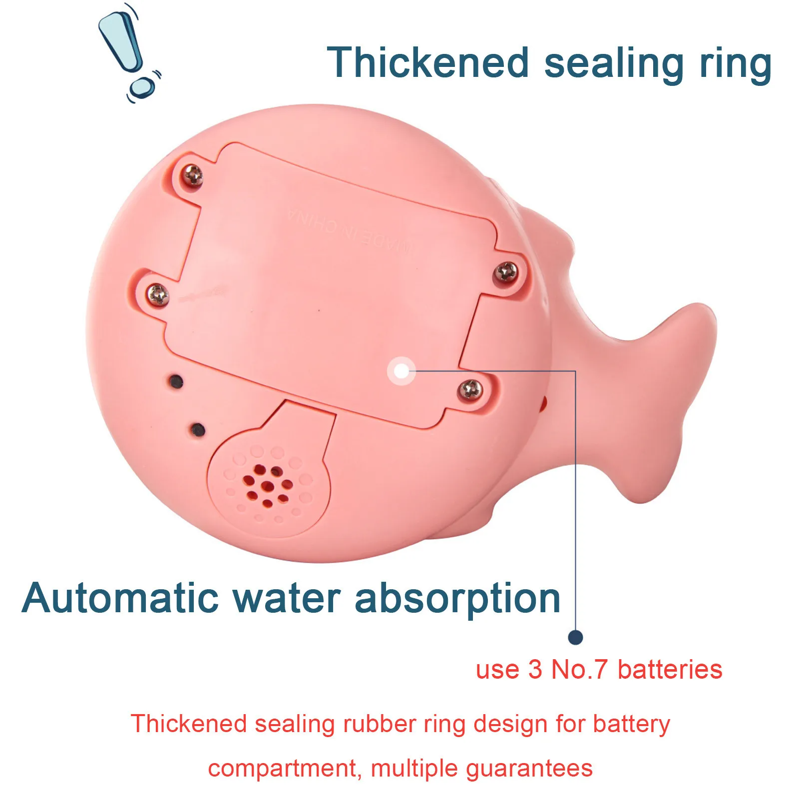

Baby Bath Toys Light Up Automatic Spray Water Swim Pool For Child Gifts
