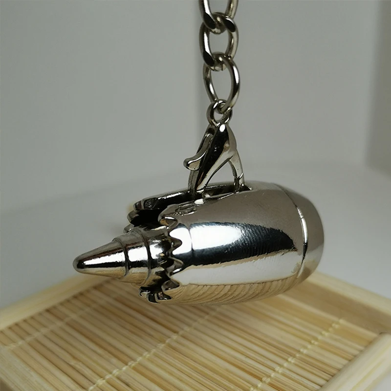 Брелок для ключей мужчин и женщин милый 3D-брелок в виде самолета с двигателем