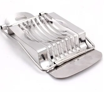 GJ 1PC Egg Cutter Stainless Steel Slicer Strawberry Metal Multifunctional Tomato Kitchen | Дом и сад
