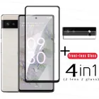 Закаленное стекло для Google Pixel 6A 5A 4A, защитная пленка для экрана Google Pixel 6A, 9H, пленка для объектива Google Pixel 6A